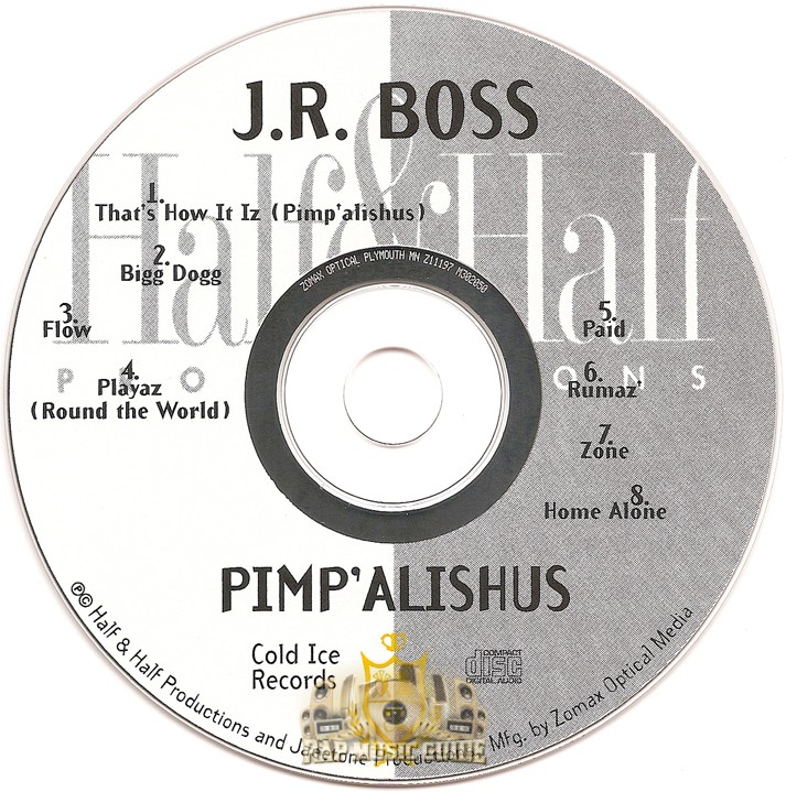 J.R. Boss - Pimp'alishus: 1st Press. CD | Rap Music Guide